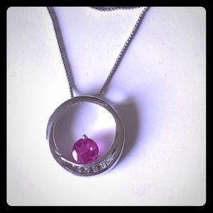 Diamonds gold pendent & chain 💎 solid gold